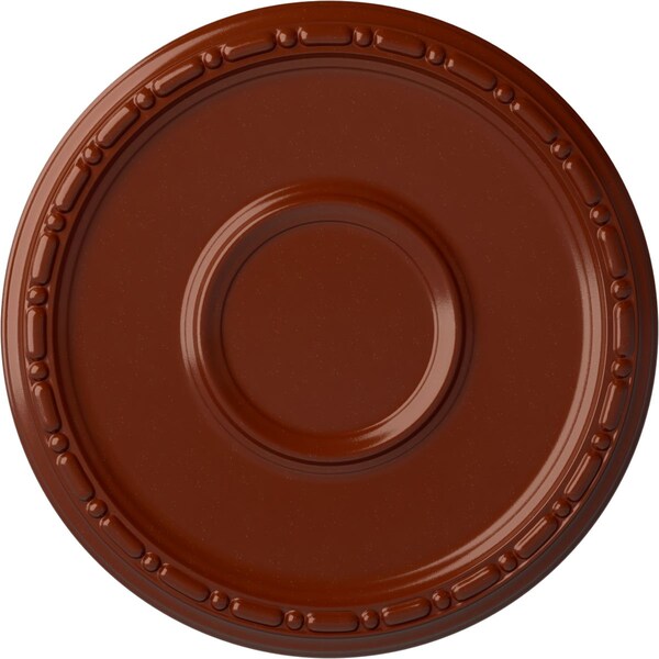 Ekena Millwork Medea Ceiling Medallion (Fits Canopies up to 5 1/2"), Hand-Painted Firebrick, 16 1/2"OD x 1 1/2"P CM16MDFIF - main